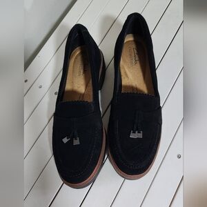 Clarks Westlynn Bella Leather Loafer Size: 9.5M